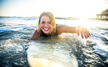 Teaser Freizeitprogramm Sprachurlaub mit Wassersport Surfkurs